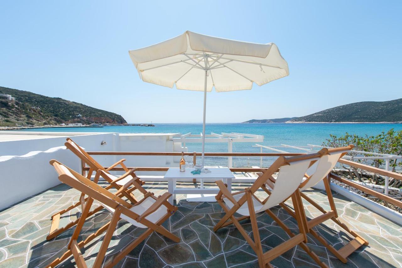 Turquoise Maison By The Sea Platis Gialos  Bagian luar foto