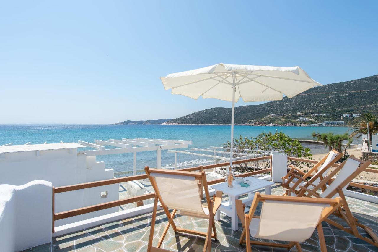 Turquoise Maison By The Sea Platis Gialos  Bagian luar foto