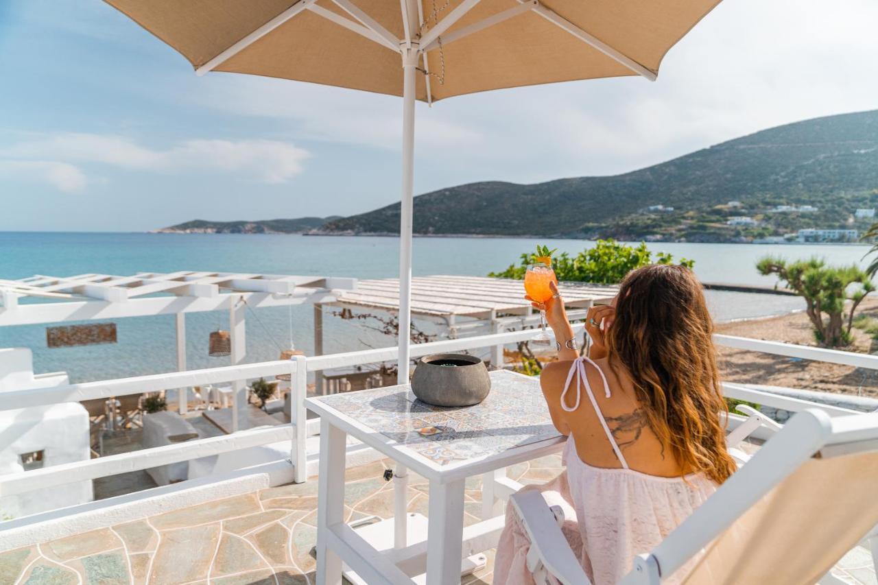 Turquoise Maison By The Sea Platis Gialos  Bagian luar foto