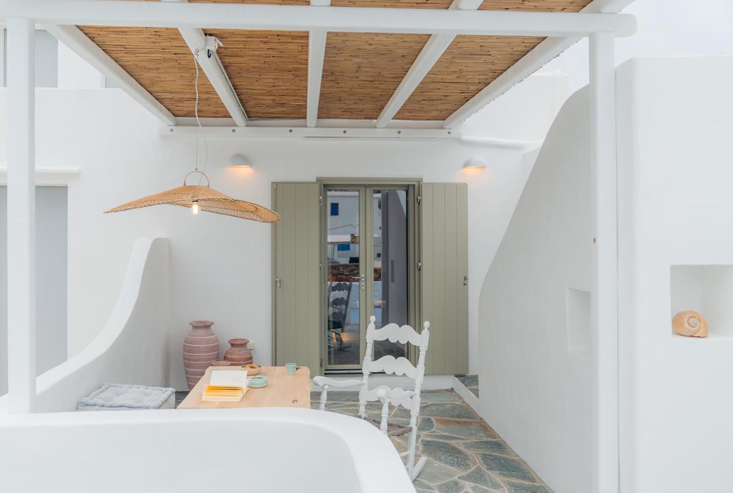 Turquoise Maison By The Sea Platis Gialos  Bagian luar foto