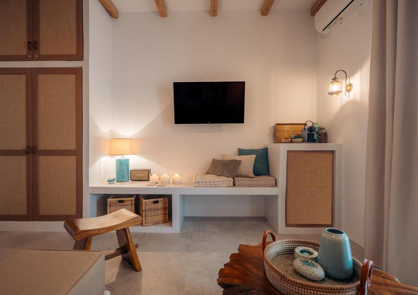 Turquoise Maison By The Sea Platis Gialos  Bagian luar foto