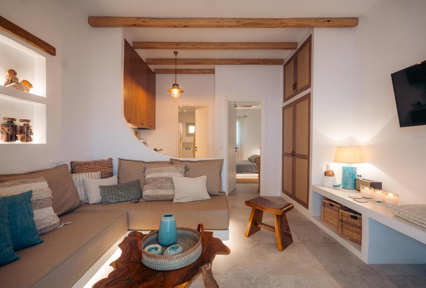 Turquoise Maison By The Sea Platis Gialos  Bagian luar foto