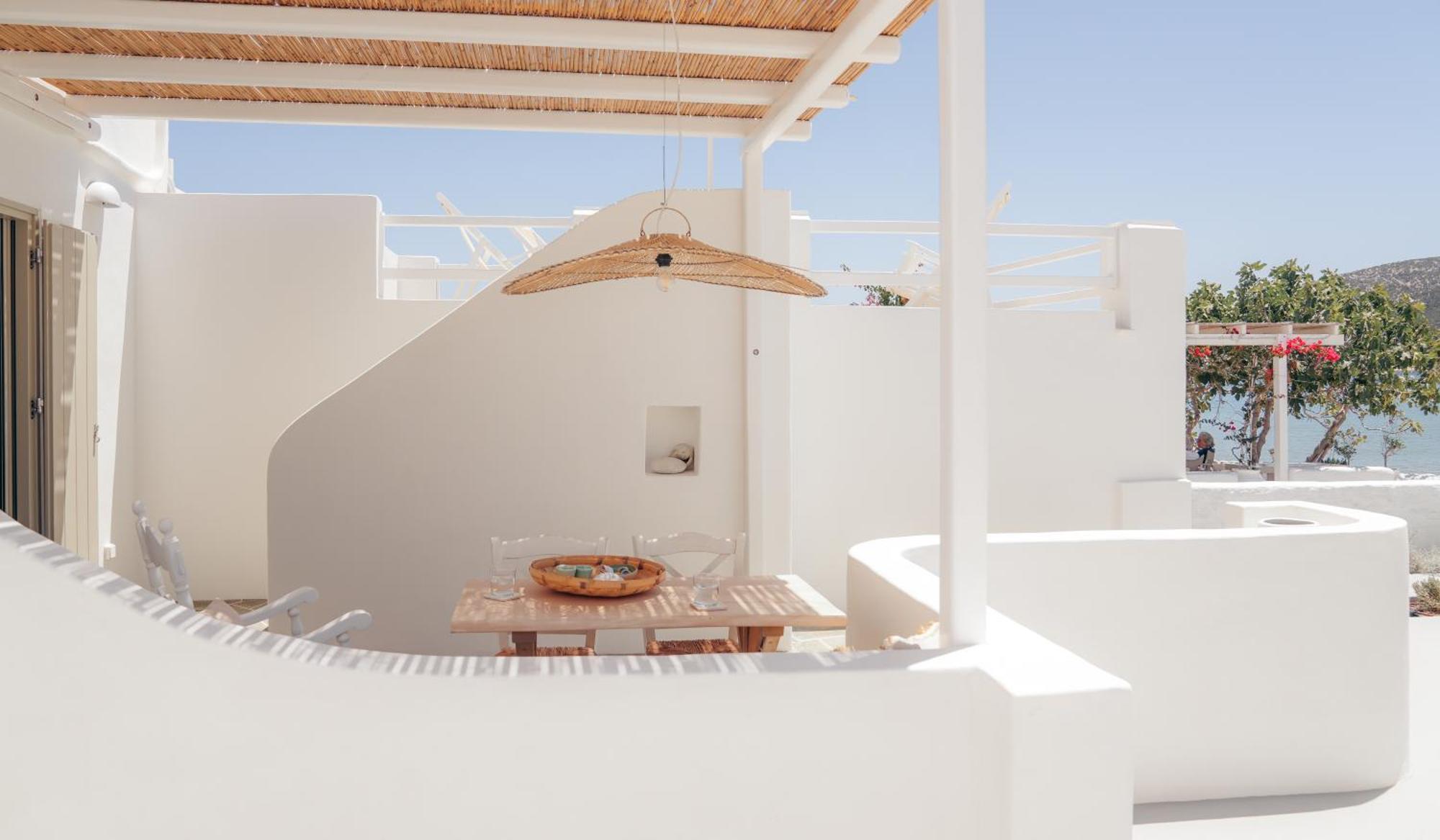 Turquoise Maison By The Sea Platis Gialos  Bagian luar foto