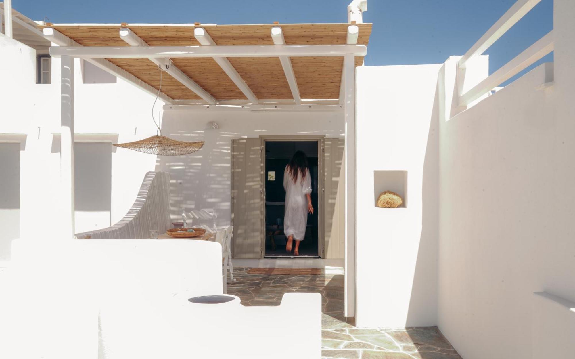 Turquoise Maison By The Sea Platis Gialos  Bagian luar foto