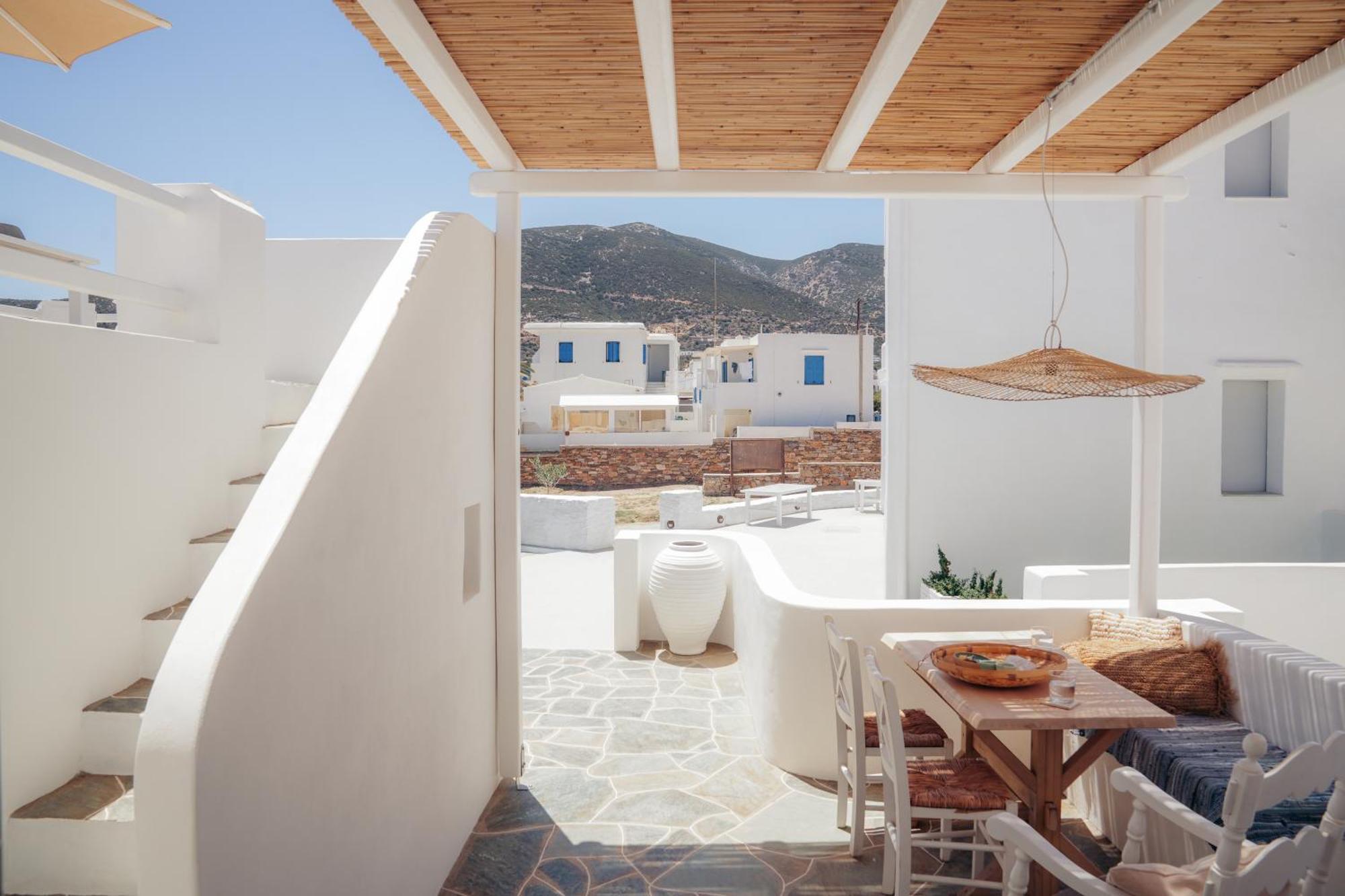 Turquoise Maison By The Sea Platis Gialos  Bagian luar foto