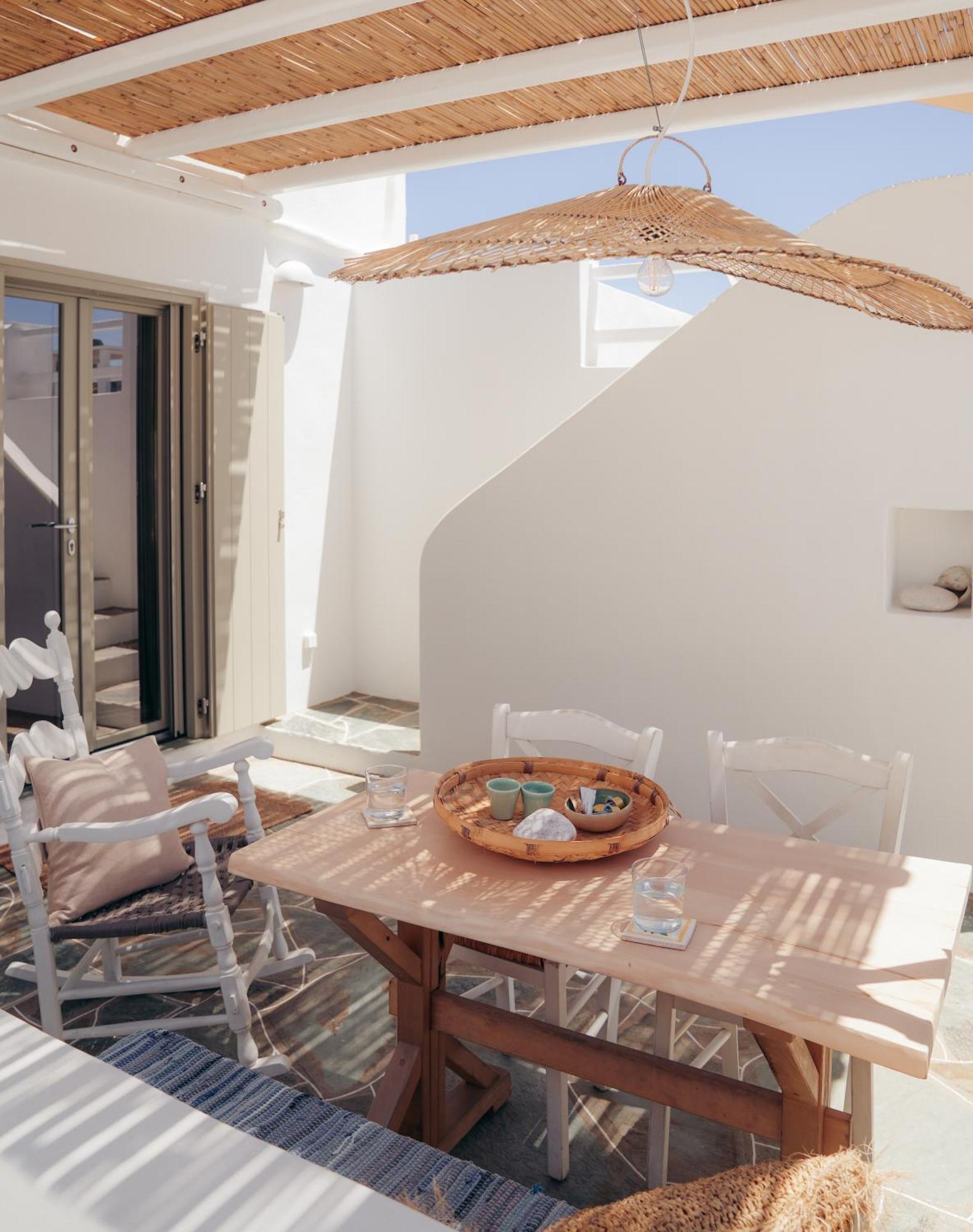 Turquoise Maison By The Sea Platis Gialos  Bagian luar foto
